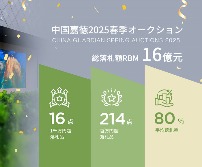 蕓術(shù)の光、暁と共に：中國(guó)嘉徳2025年春季オークション、予想を上回る成果で成功裏に閉幕